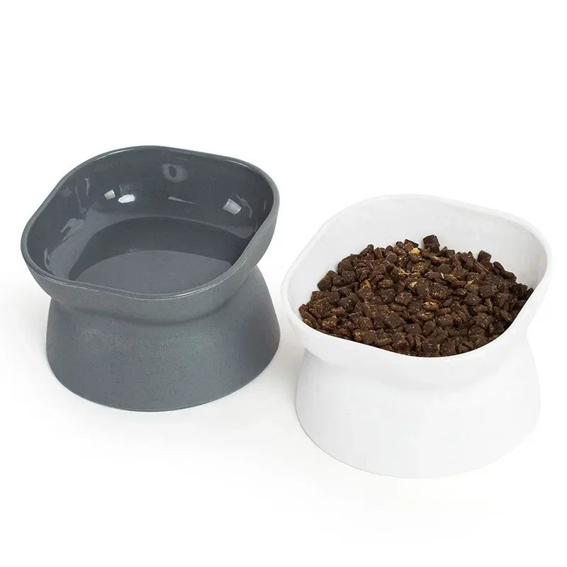 New Pet Food Bowl Cat Bowl Dog Bowl Pet Oblique Mouth High Foot Protection Cervical Vertebra Dog Dog Cat Pot Pet Products