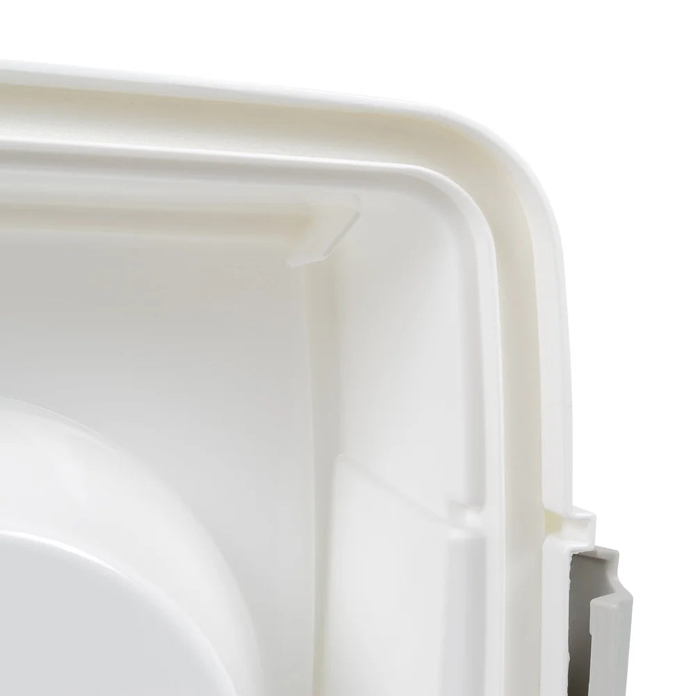 Airtight Pet Food Container 47L Dog Cat Food Storage Bin Treat Box with Bowls Durable Clear Body Easy Access Secure Lid
