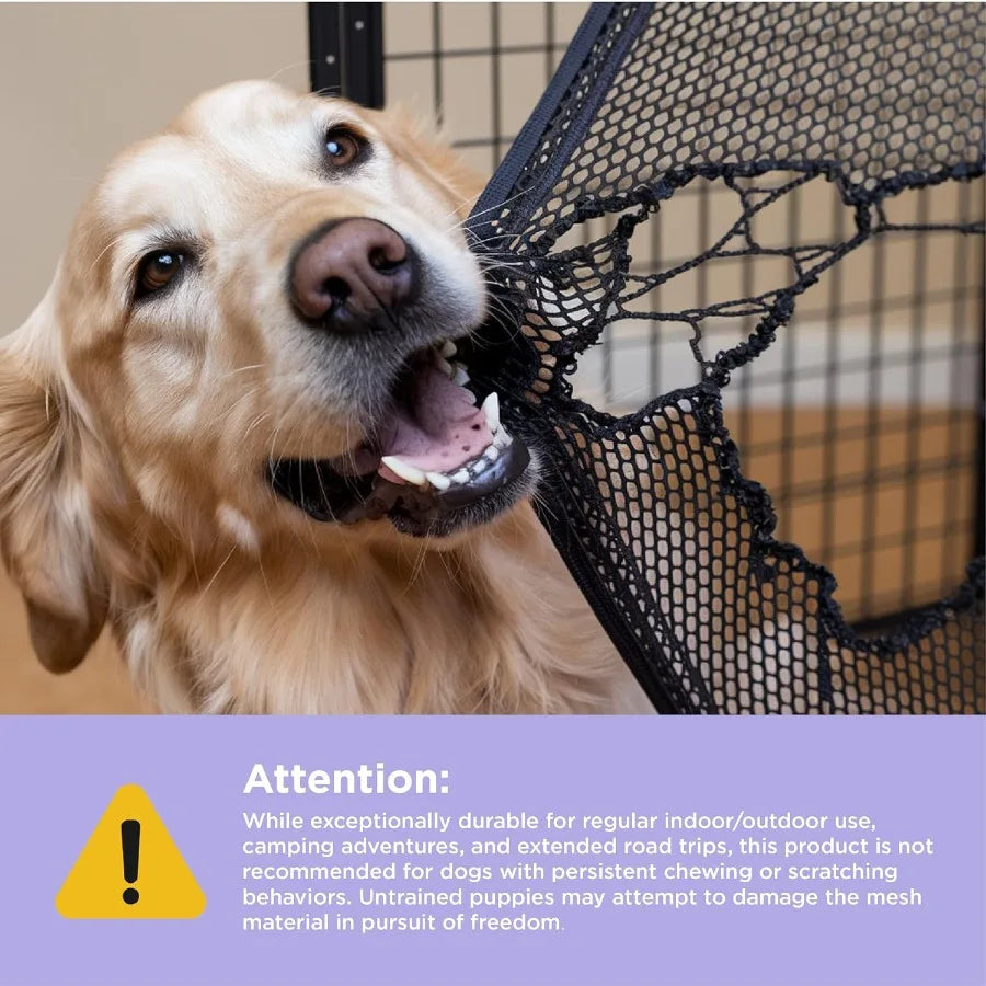 Lesure Collapsible Dog Crate Portable Travel Kennel for Extra Large Dogs with 4Door Design and Mesh Windows Ideal for Indoor an