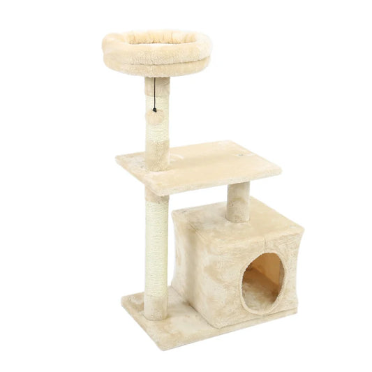 Cat Tree Small Cat Tower Cat Condo for Indoor Cats with Sisal Covered Scratching Post for Kittens and Small Cats