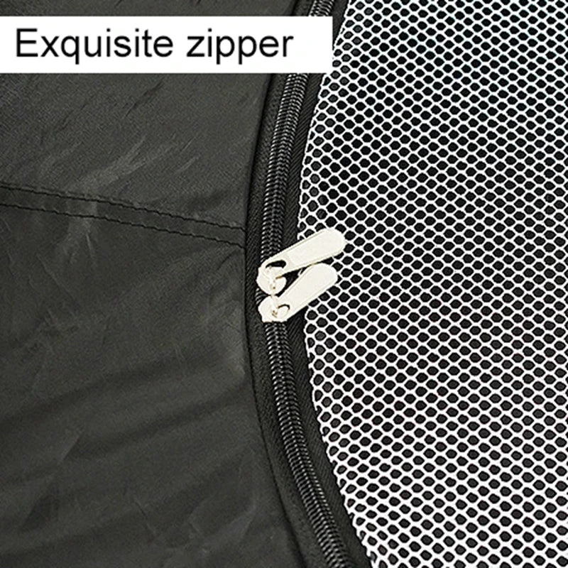 Cat Tunnel Cage House 2 in 1 Interactive Foldable Outside Play Tent and Tunnel for Bunnies Kitten Rabbits Hamster Ferrets Black