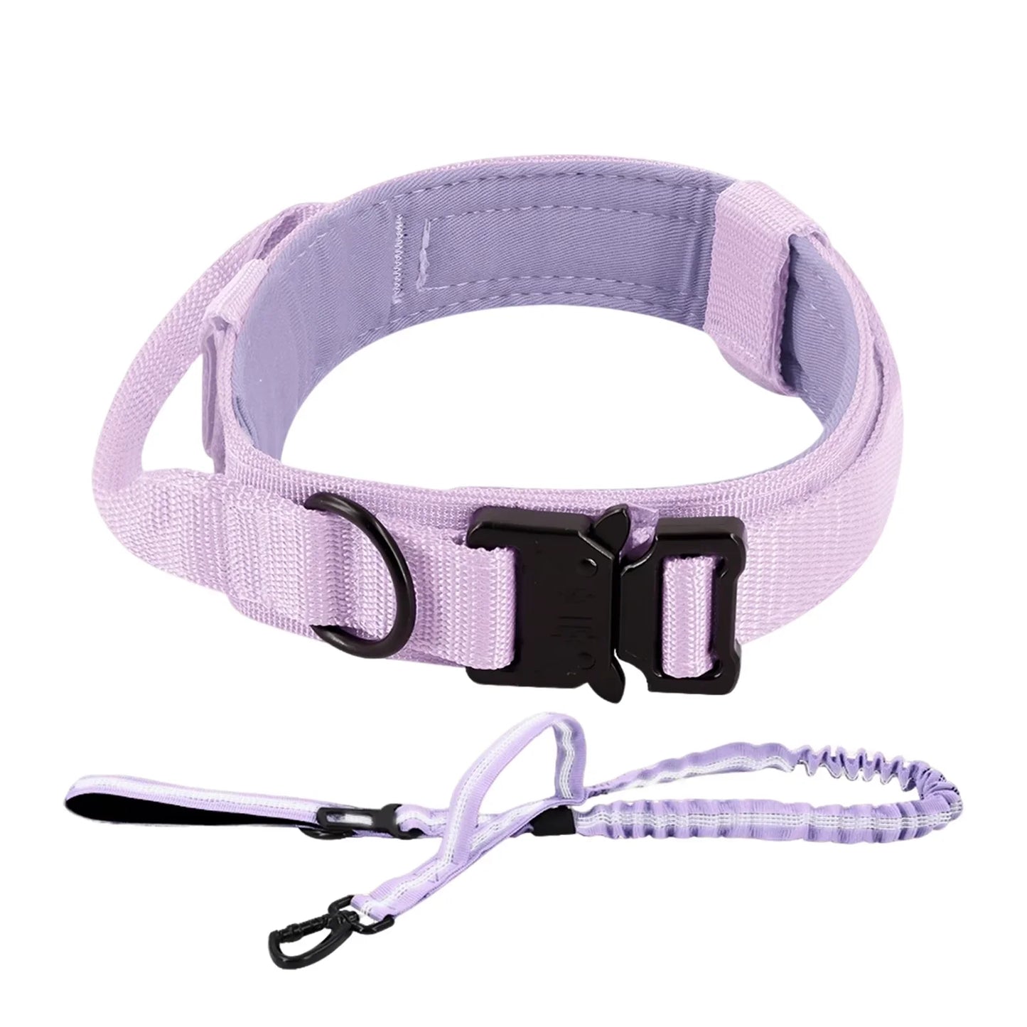 Dog Training Collar Adjustable Tactical Dog Collar And Leash Set Control Handle Pet Lead Collar For Small Big Dogs