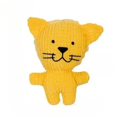 Plush Dog Toy Bite Resistant Squeaky Toys Sound-Resistant Teeth-Cleaning for Dog and Cat Pets Training Accessories