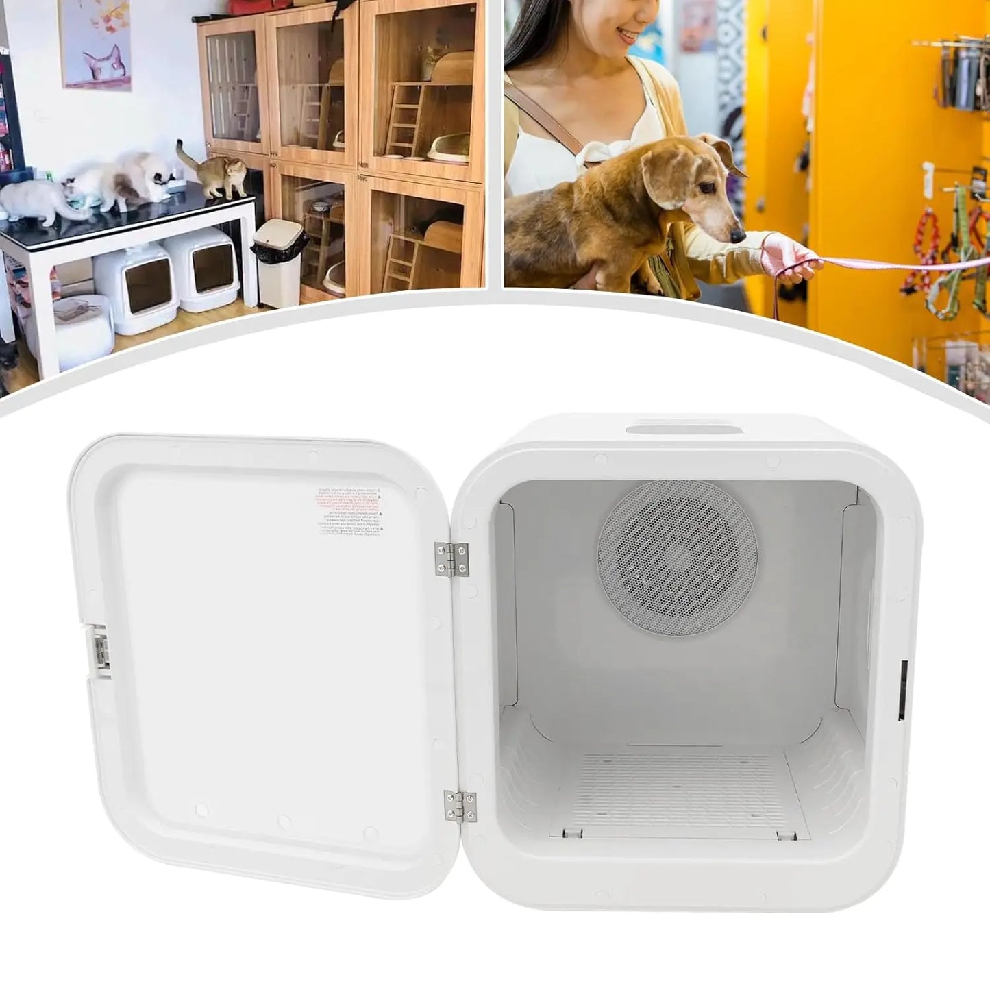 62L Pet Dryer Box Adjustable Temperature & Time 35dB Low Noise for Cats Small Dogs Grooming Salon Home Use Custom