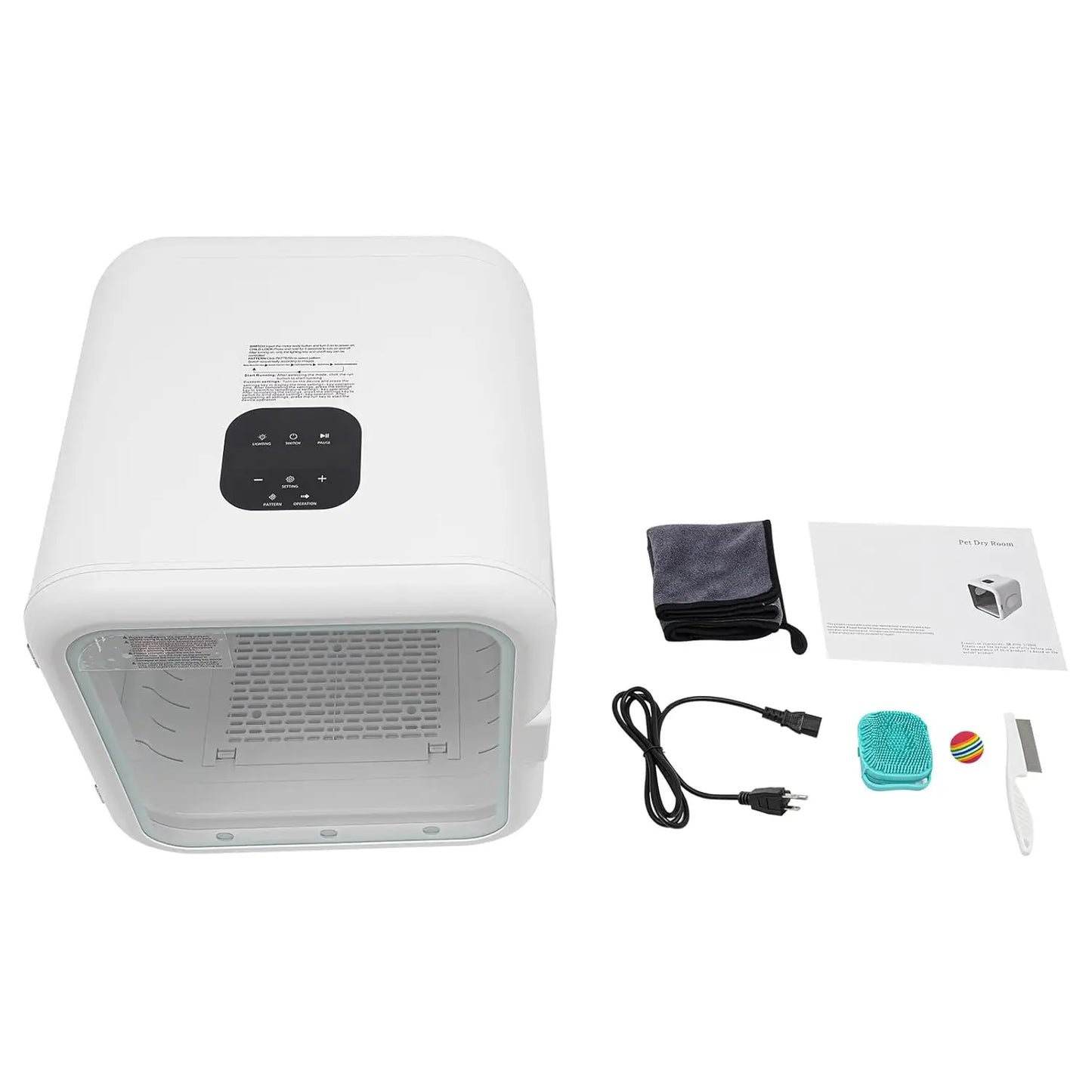 62L Pet Dryer Box Adjustable Temperature & Time 35dB Low Noise for Cats Small Dogs Grooming Salon Home Use Custom