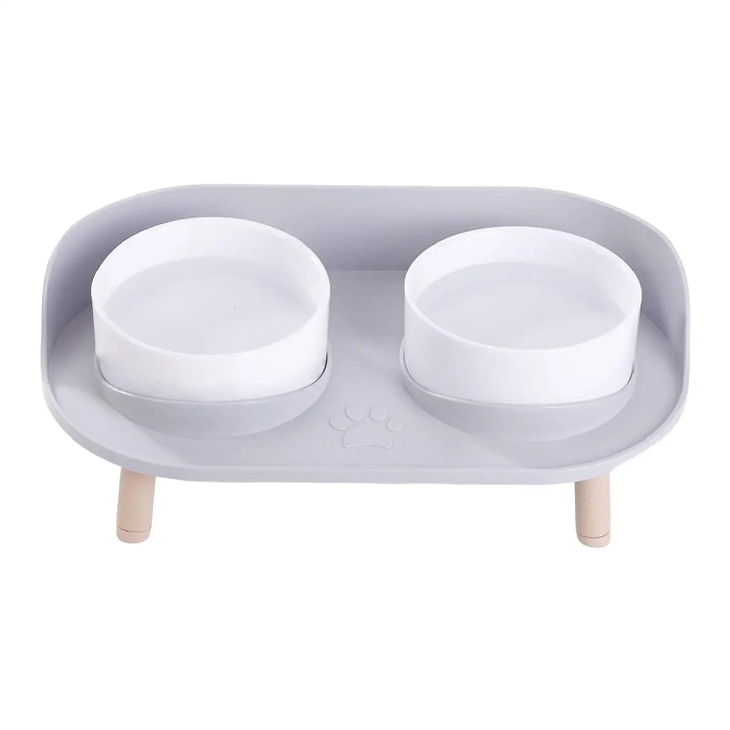 Dog Bowl Stand Cat and Dog Feeding Supplies 2 Modes Height Kitten Food Bowl