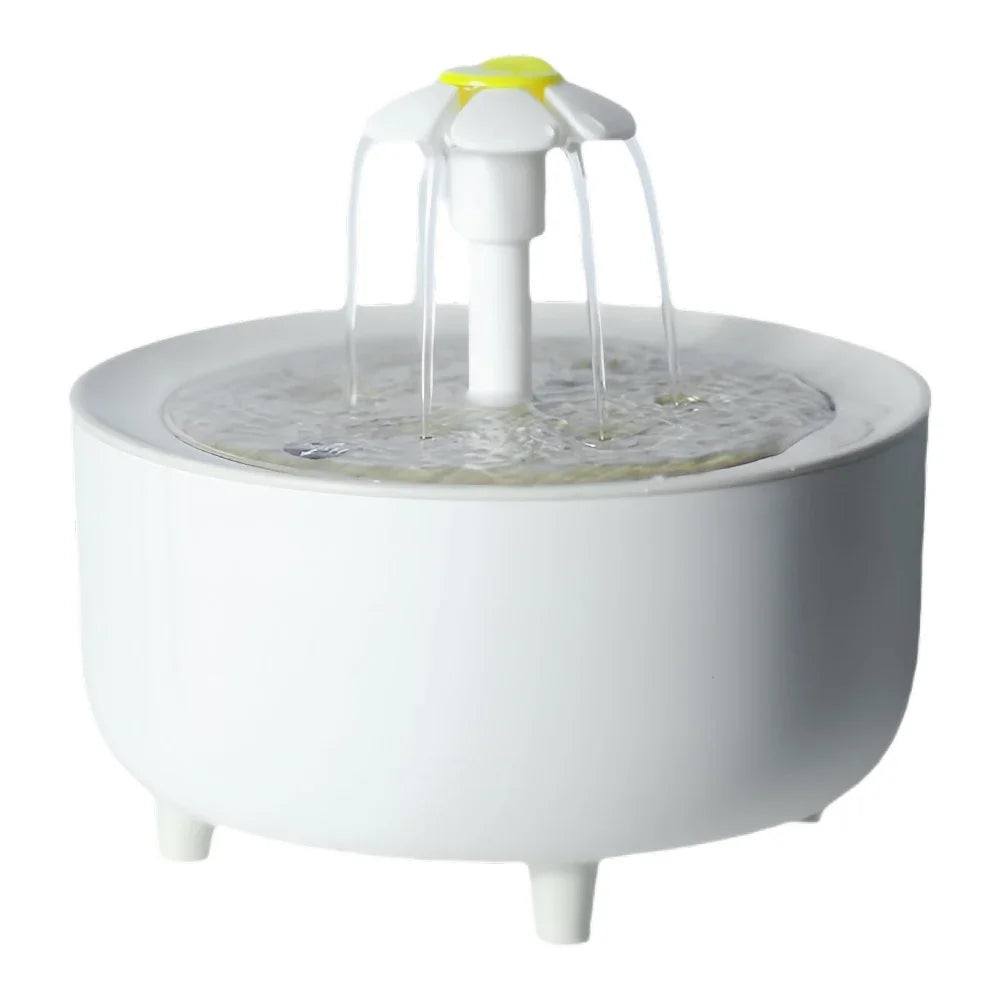 1200ml Electric Mute Automatic Cat Water Fountain with USB Filtering for Clean and Fresh Drinking Experience
