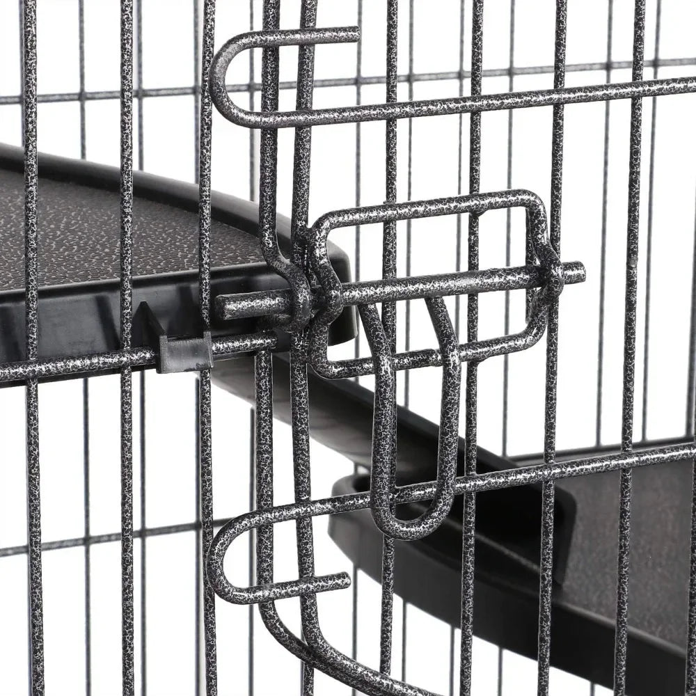 52-inch Ferret Cage 6 Level Metal Rat Cage with 3 Front Doors/Feeder/Wheels Small Animal Cage for Ferret/Chinchilla/Bu