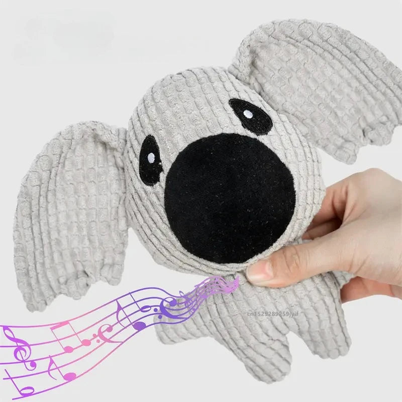 Plush Dog Toy Bite Resistant Squeaky Toys Sound-Resistant Teeth-Cleaning for Dog and Cat Pets Training Accessories