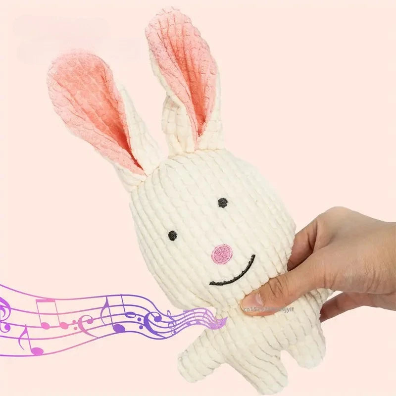 Plush Dog Toy Bite Resistant Squeaky Toys Sound-Resistant Teeth-Cleaning for Dog and Cat Pets Training Accessories