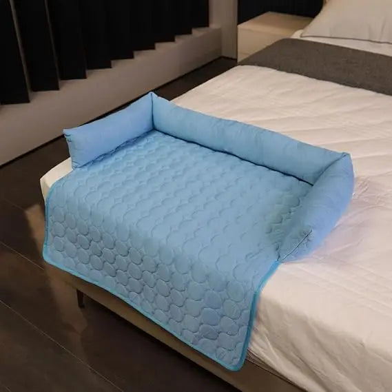 chill-relief dog cooling mattress: durable, washable pad for cooler, comfortable canine rest
