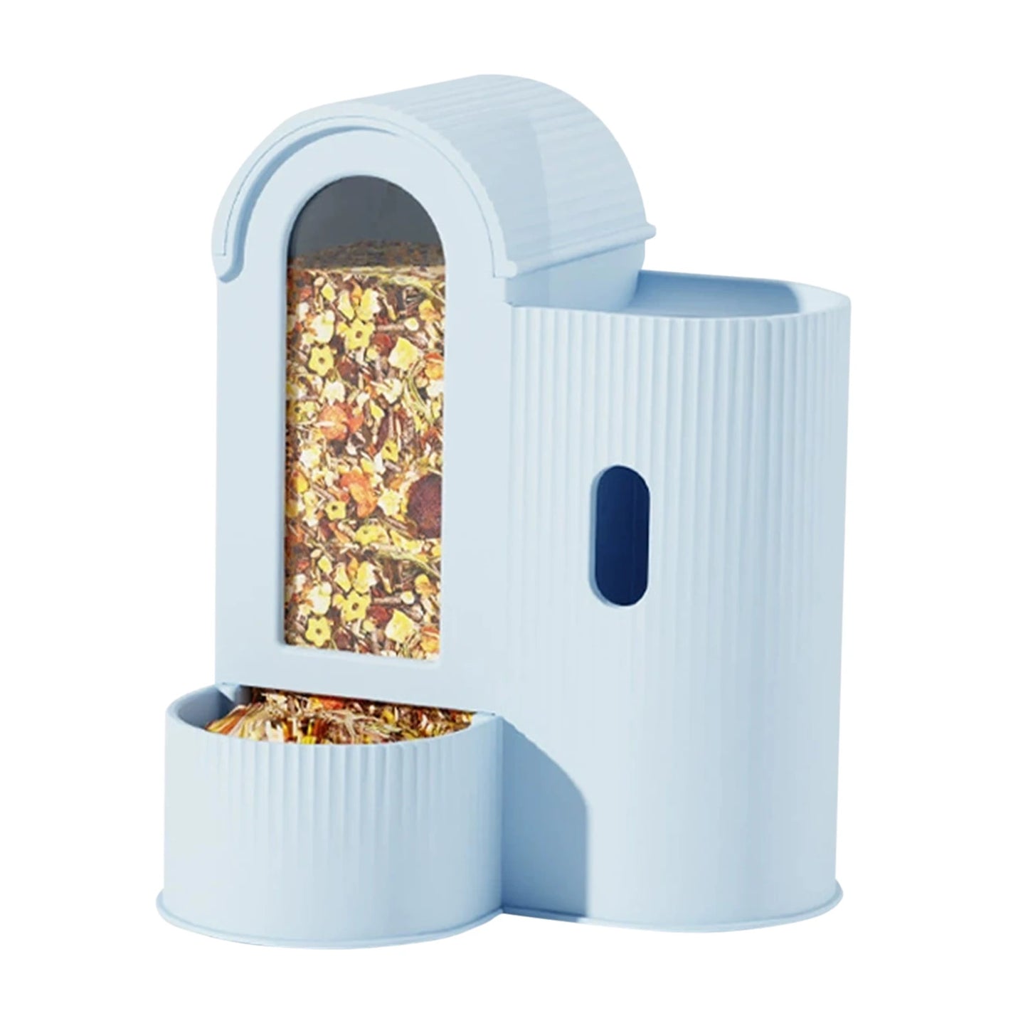 2-in-1 Automatic Bunny Feeder Leak-Resistant Hamster Feeder And Waterer Food Water Dispenser for Hamster Guinea Pig Cage Bedroom