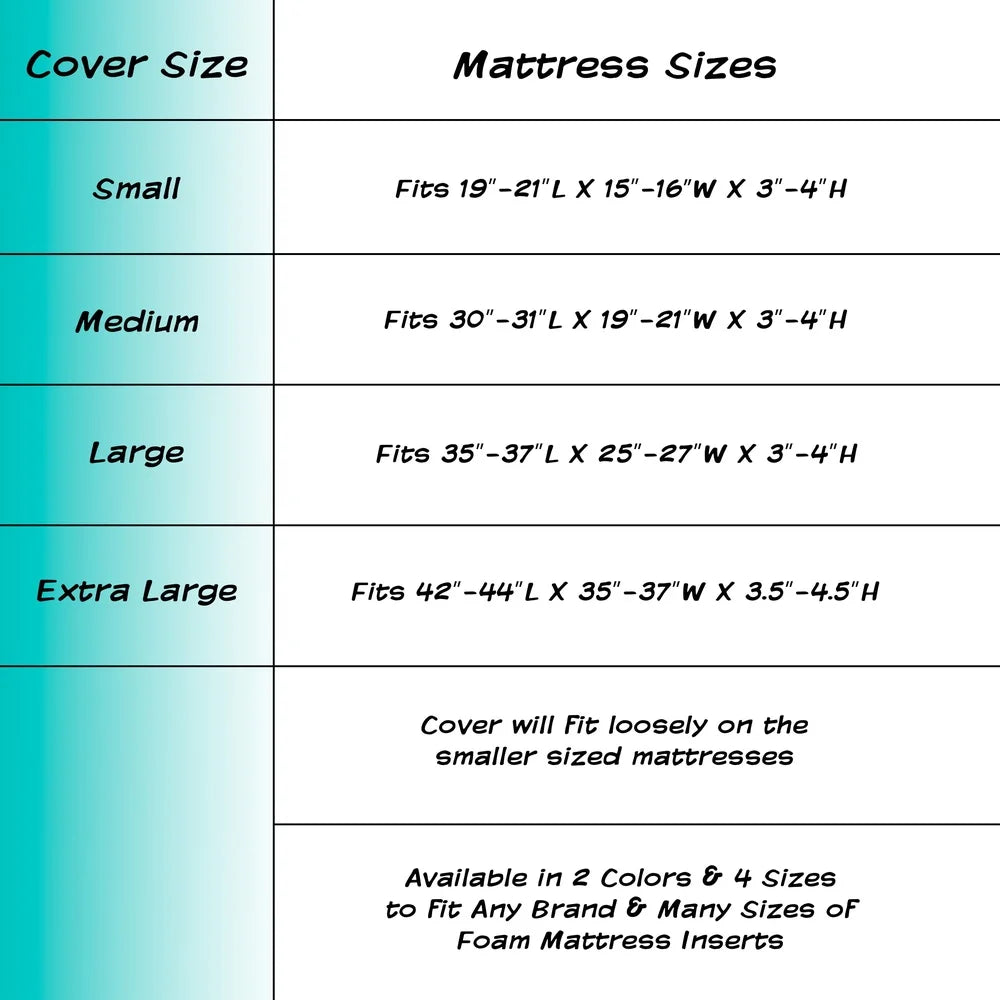 Dog Bed Replacement Cover Washable Non-Slip Slipcover Sherpa Top Micro Suede Durable Pet Duvet Fits 19-21 in Mattresses