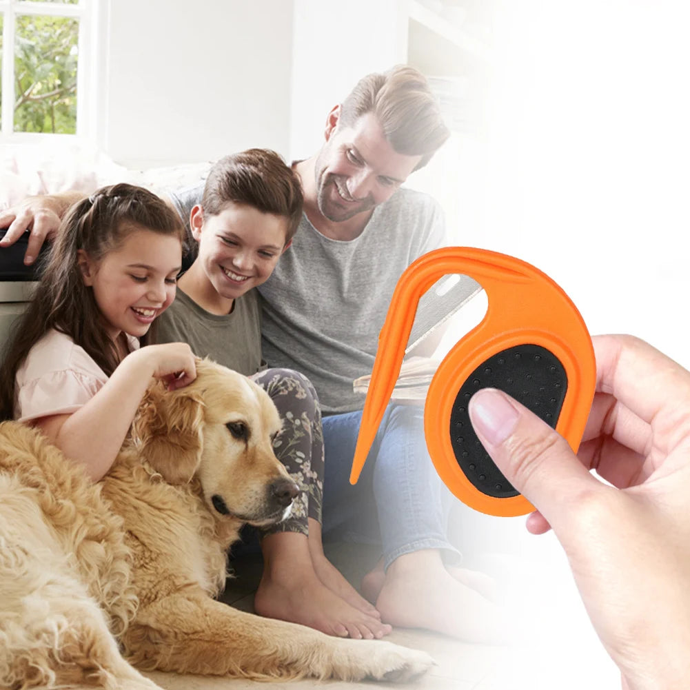 Pet Open Knot Comb Blade Comb Pet Hair Remover Brush Anti-slip Cat Puppy Hair Shedding Carding Trimmer Comb Dog Cat Accessories