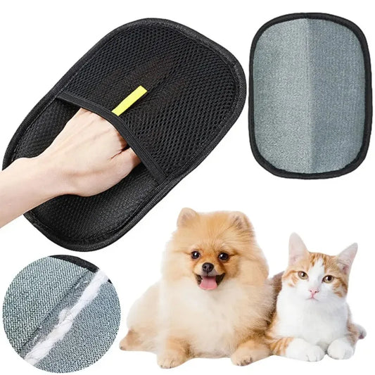 Pet Hair Cleaner Pet Gloves, Dog & Cat Hair Remover Brush, Household Hair Remover Device, Home Hair Scraper