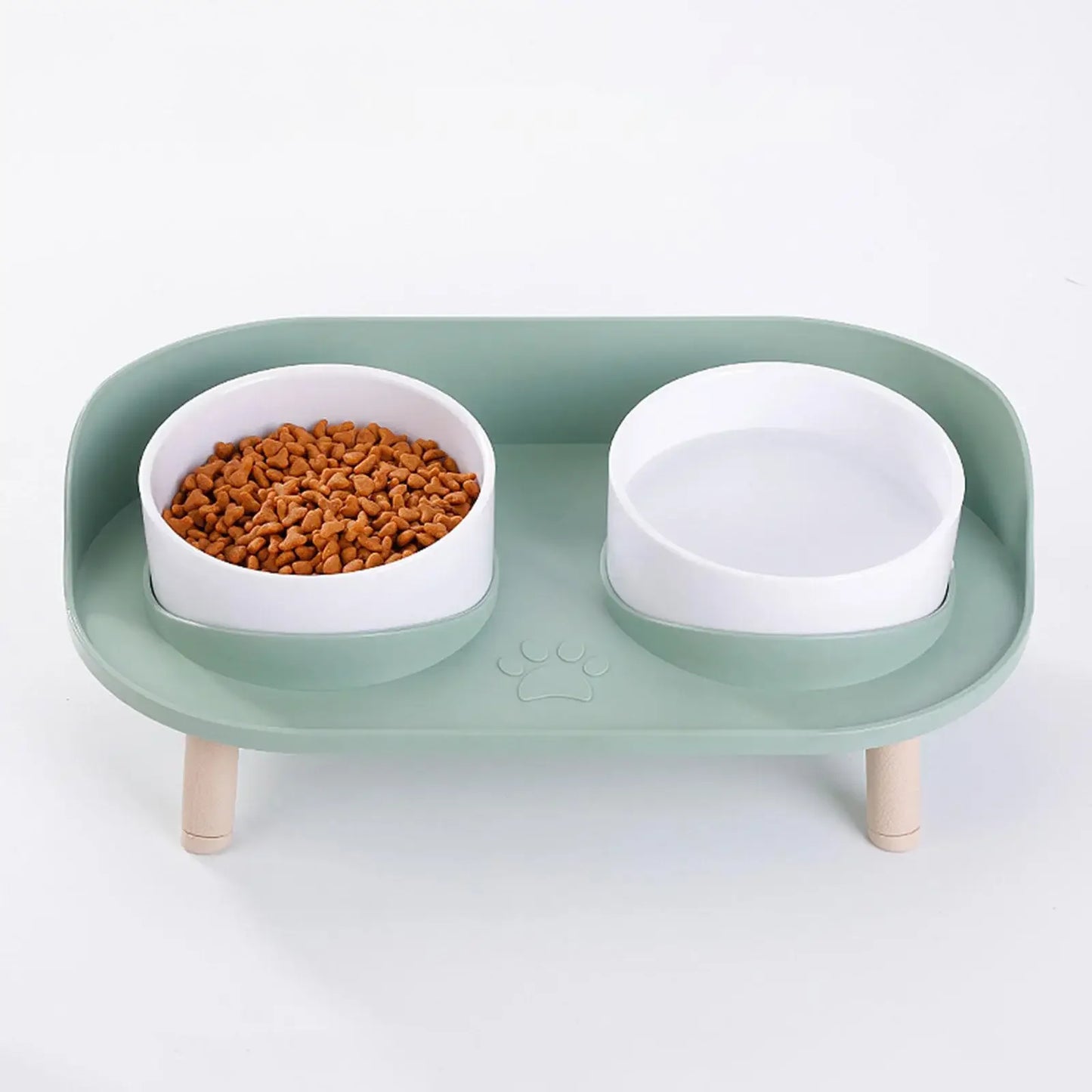 Dog Bowl Stand Cat and Dog Feeding Supplies 2 Modes Height Kitten Food Bowl