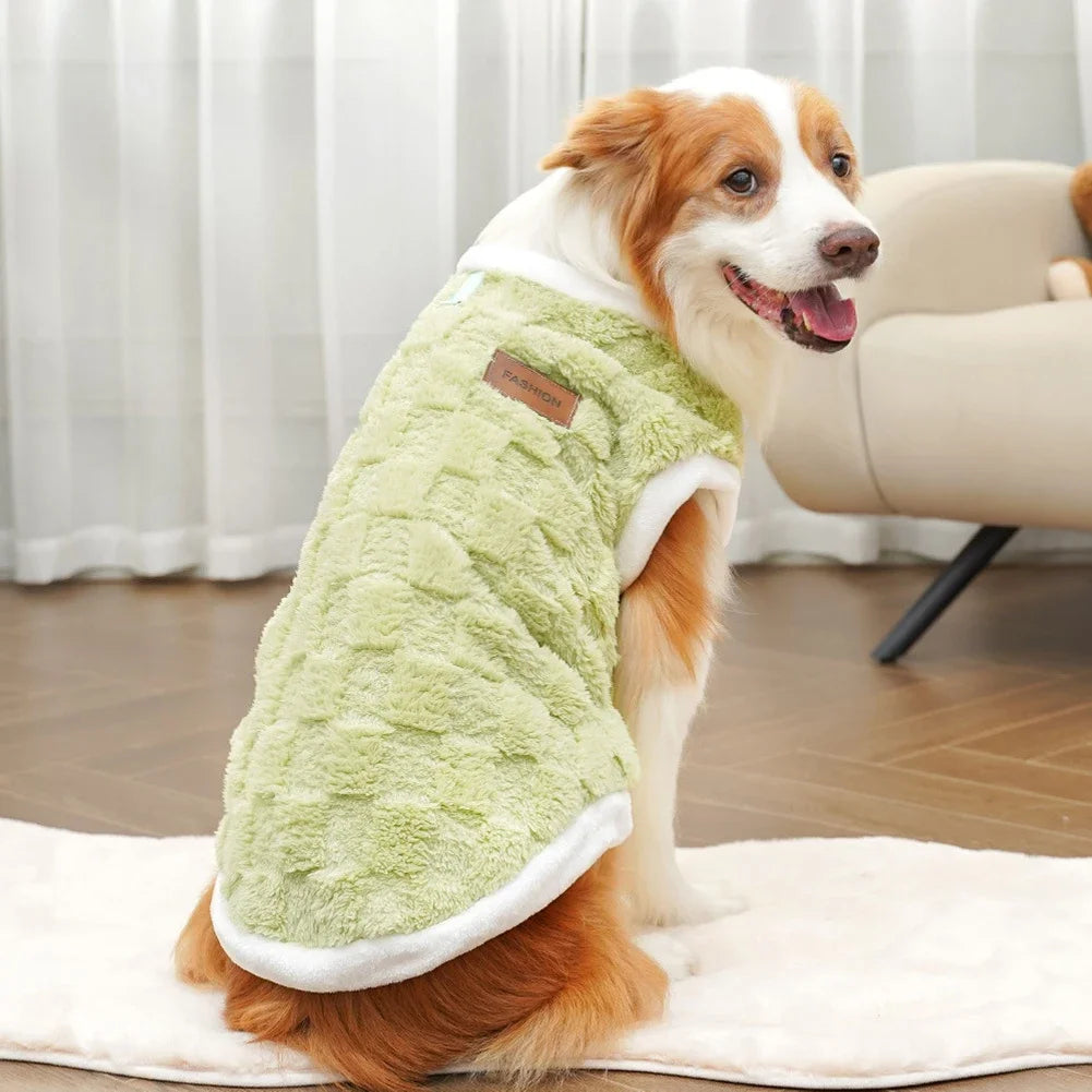 Big Dogs Clothes Winter Warm Sweater S-6XL Size Pet Clothing Golden Retriever Dog Coats Sweatshirt Pets Puppy Pullover Vest